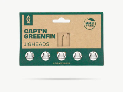 Greenfin Leadfree Elephant Jighead bleifrei Jigkopf