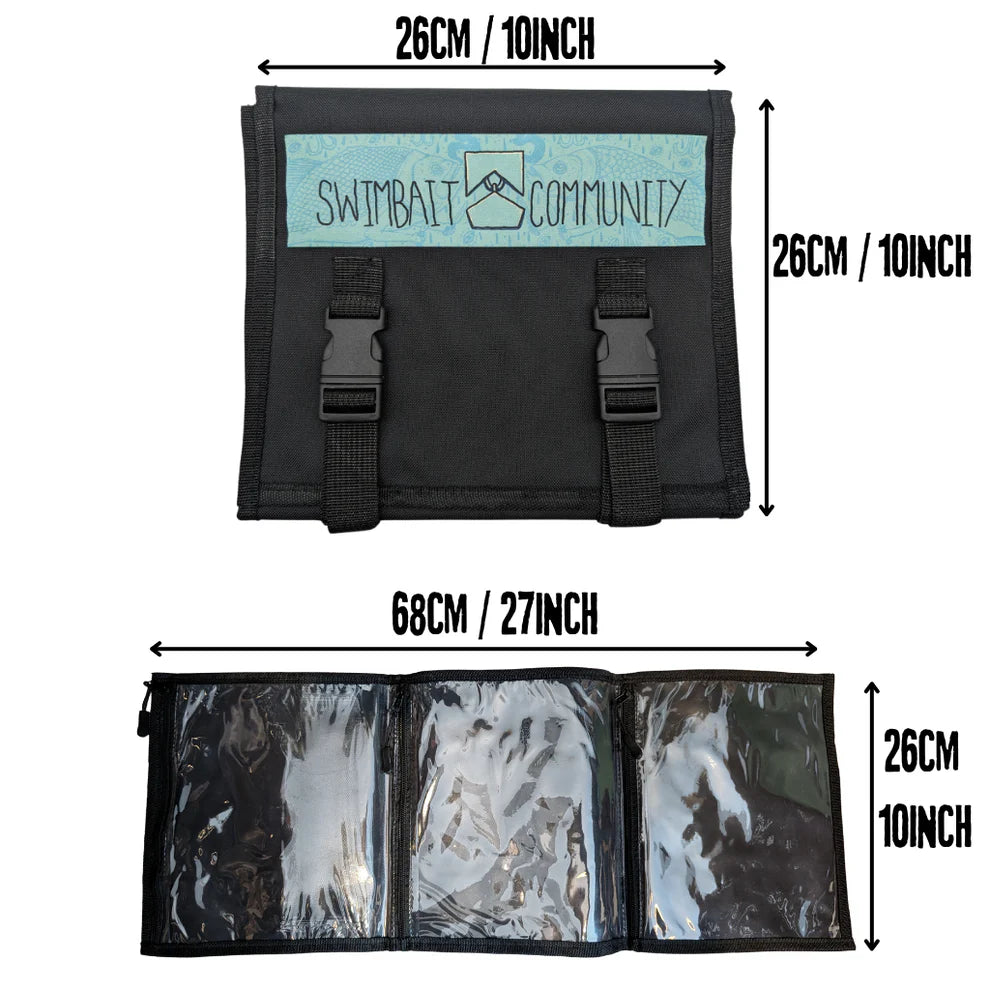 Swimbait Community Bait Wrap Medium Ködertasche