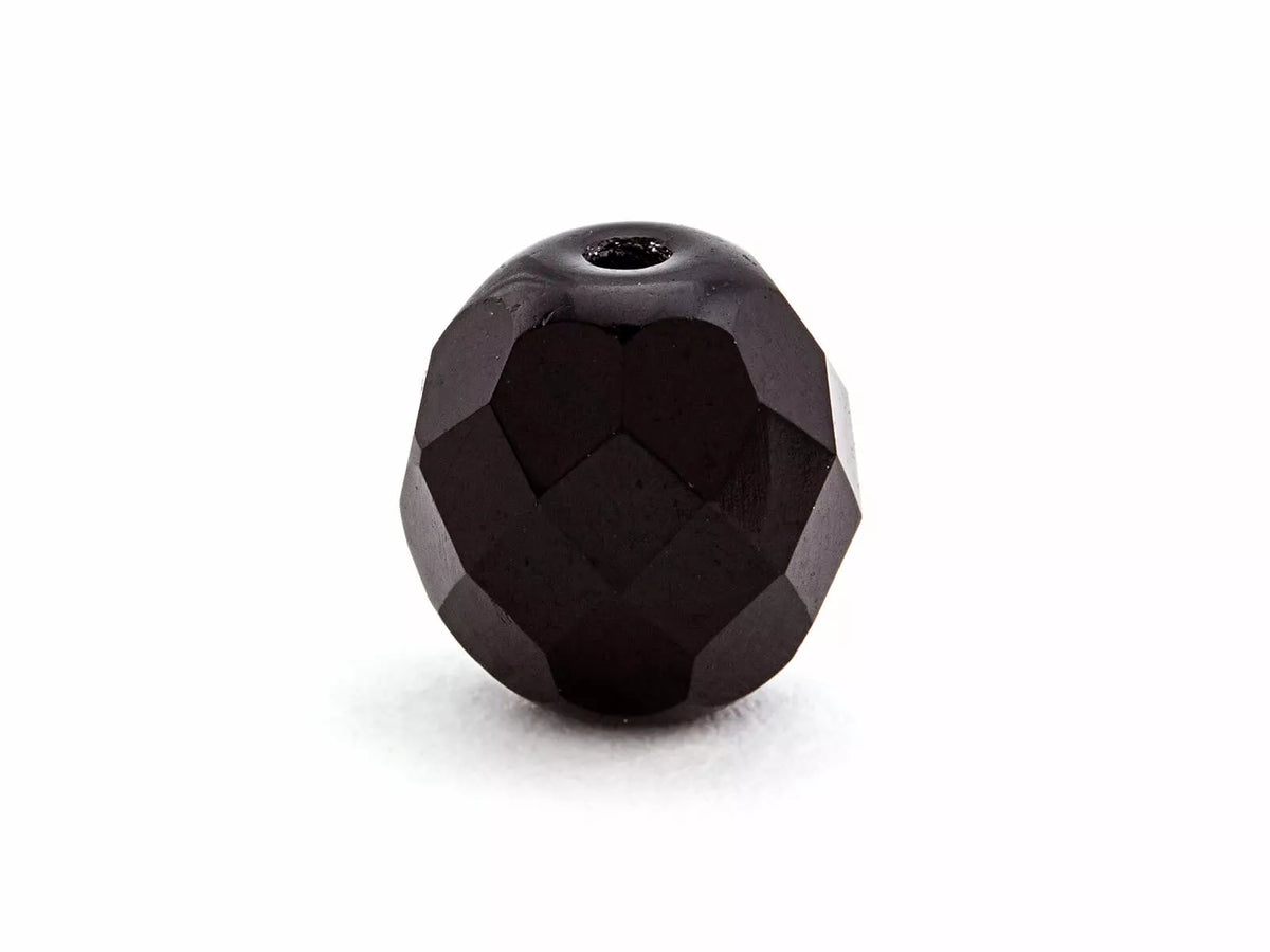 CAMO 8 mm facettierte Glasperlen(10 Stk.) Black