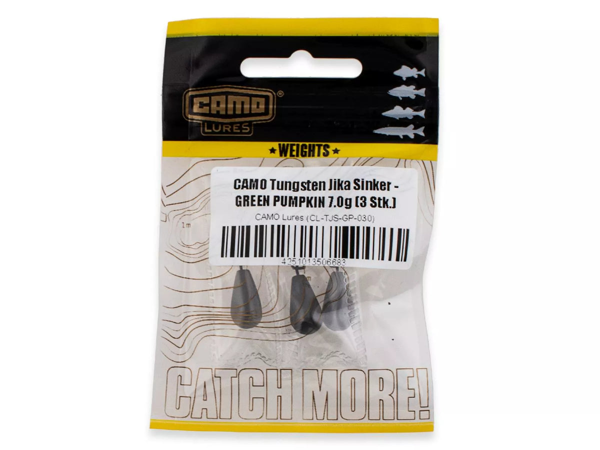 CAMO Jika Tungsten Weights Green Pumpkin