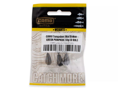 CAMO Jika Tungsten Weights Green Pumpkin