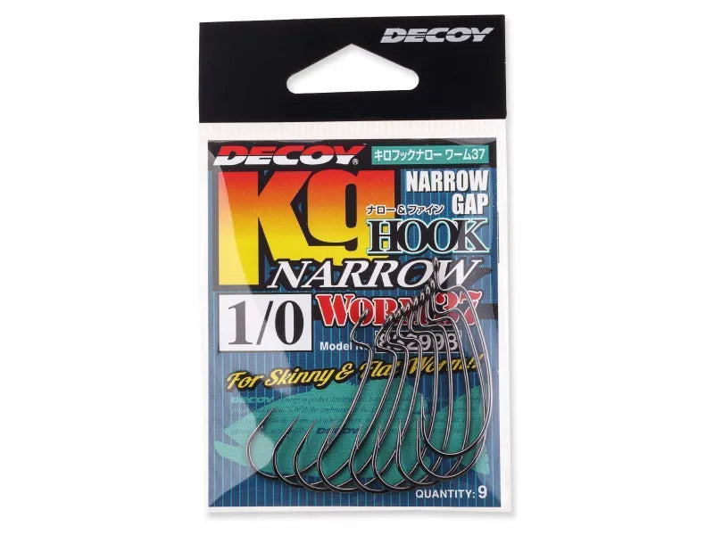 Decoy Kg Hook Narrow Worm37