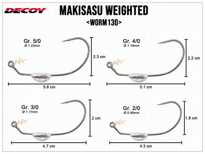 DECOY Maki-Sasu Weighted Worm 130