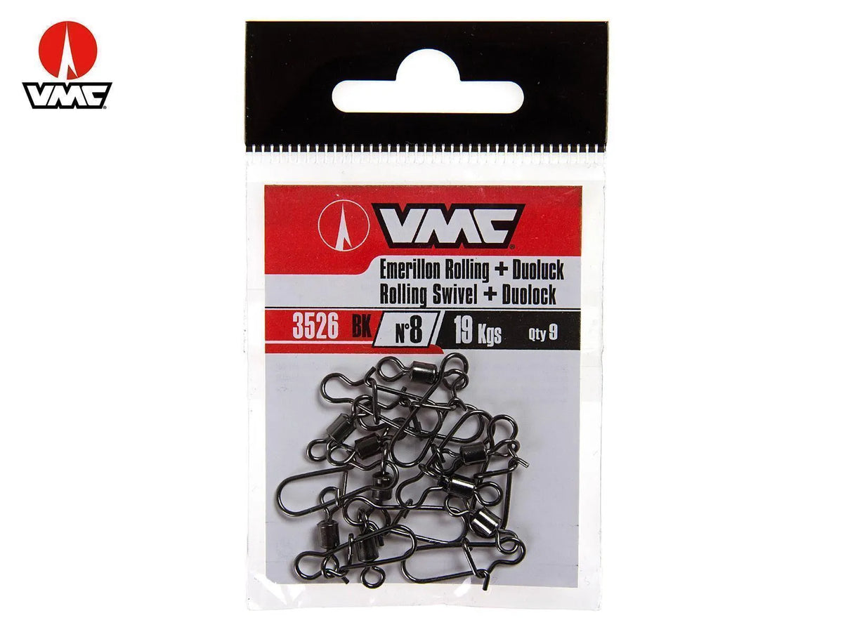 VMC Rolling + Doulock Swivel  Gr. 10 9Stk. Wirbel