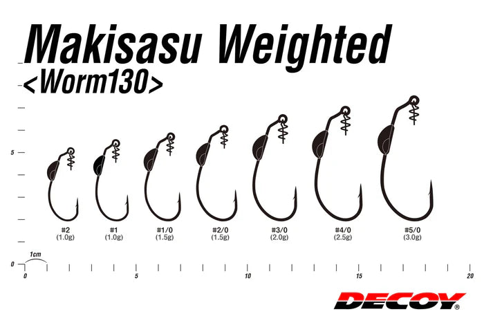 DECOY Maki-Sasu Weighted Worm 130